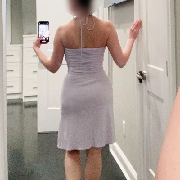 Catherine Brule keyhole dress, lilac - Picture 3 of 3